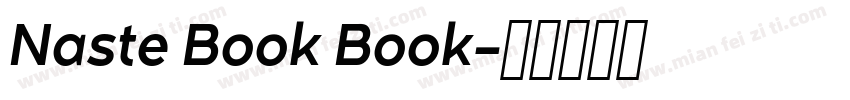 Naste Book Book字体转换